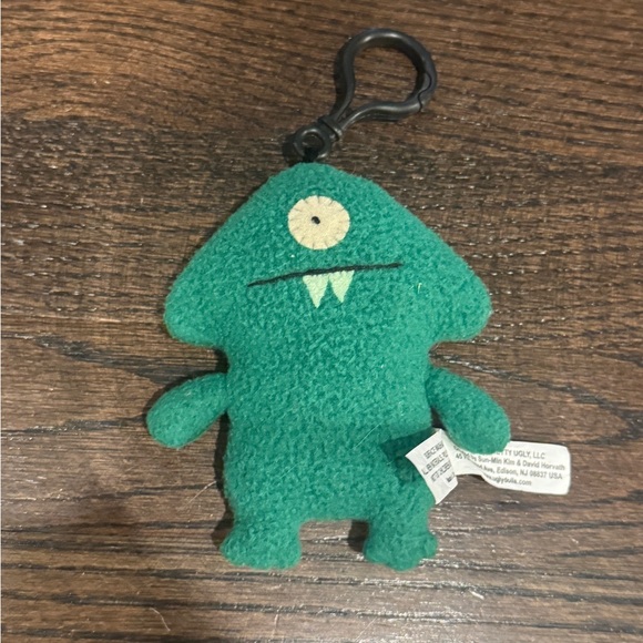 Ugly Doll Poiny Max Green Monster Keychain Plush - Picture 1 of 3